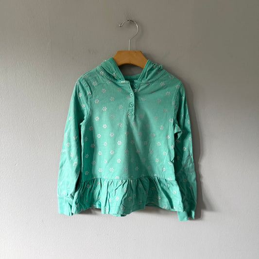 Gap / Mint green long sleeve with hood / 5Y
