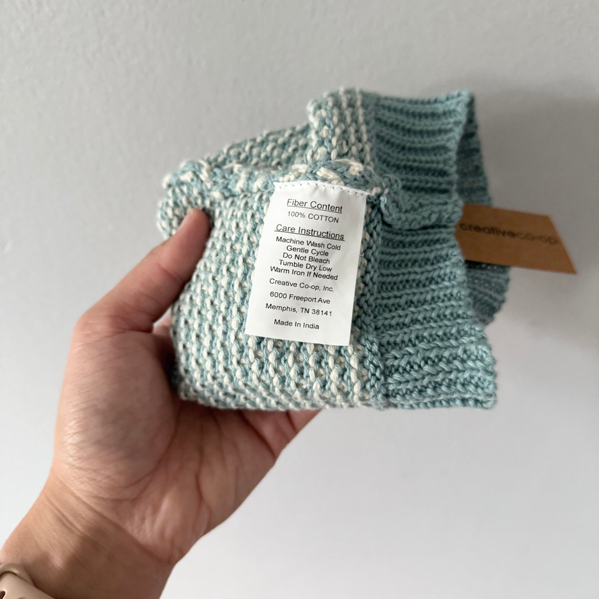 Creative co-op / Cotton knit hat / 3M - New with tag
