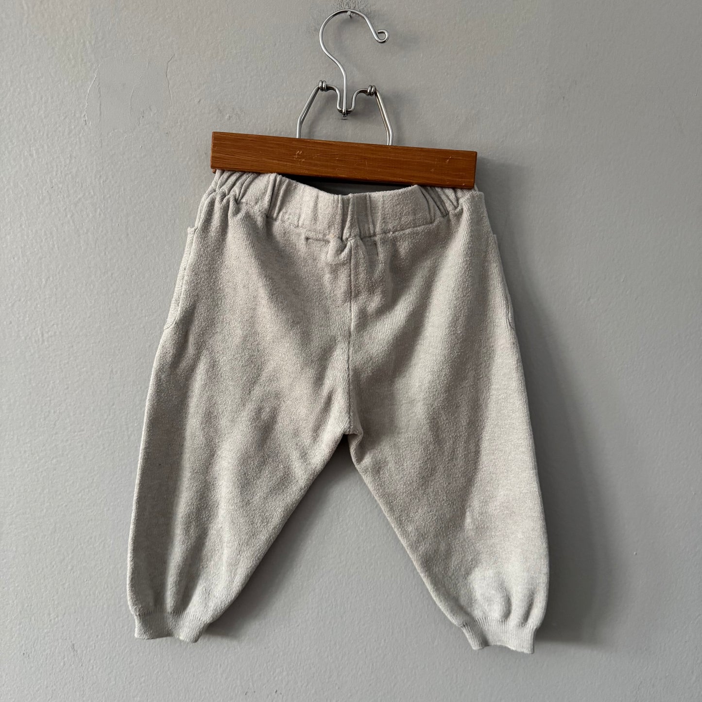 Zara / Light grey knit pants / 3-4Y