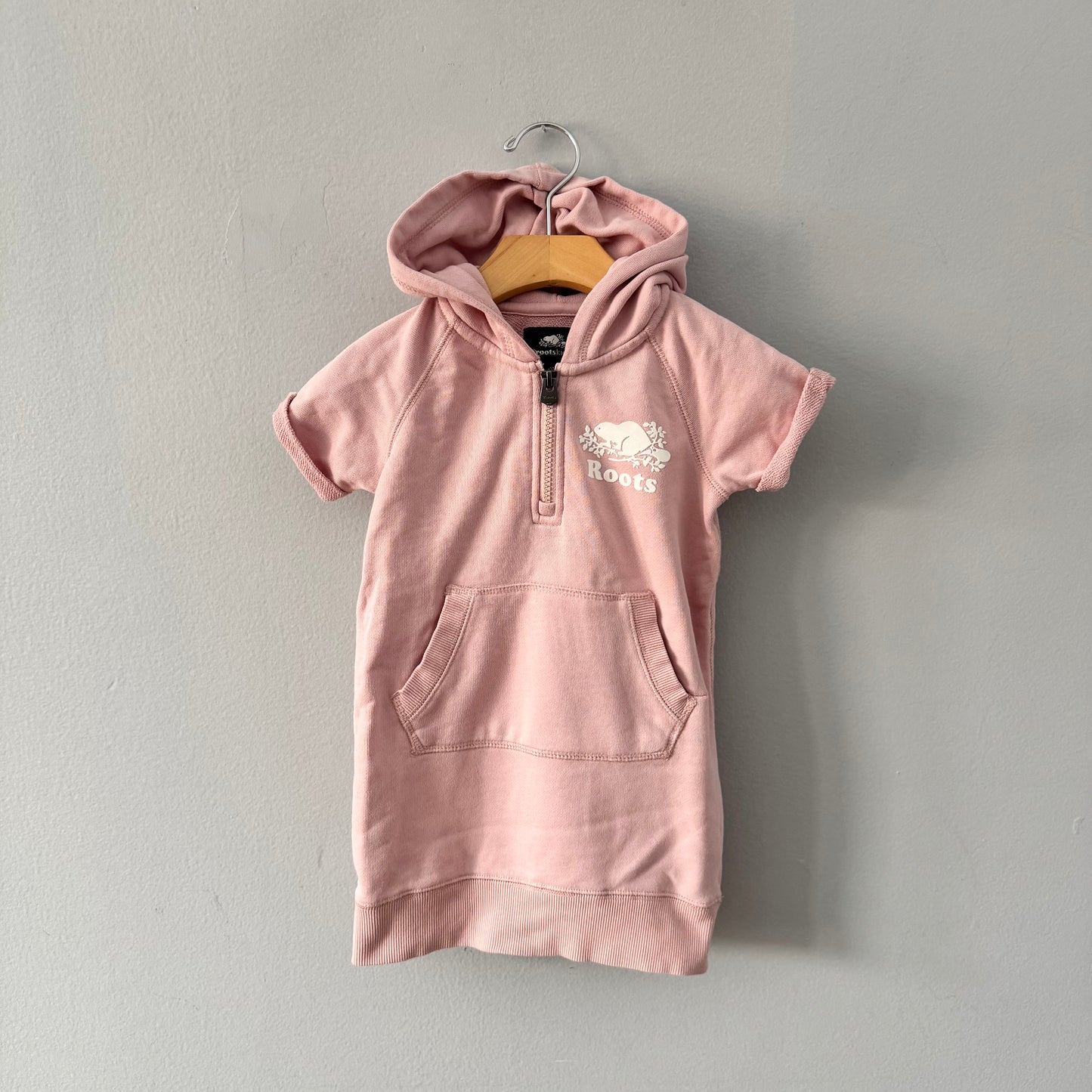 Roots / Light pink crew dress / 2T