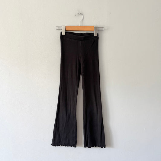 H&M / Ribbed flare leggings / 7-8Y