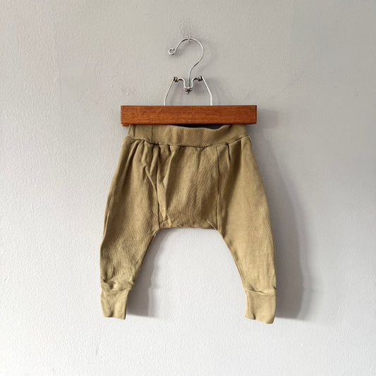 Parade Organics / Khaki harem pants / 3-6M