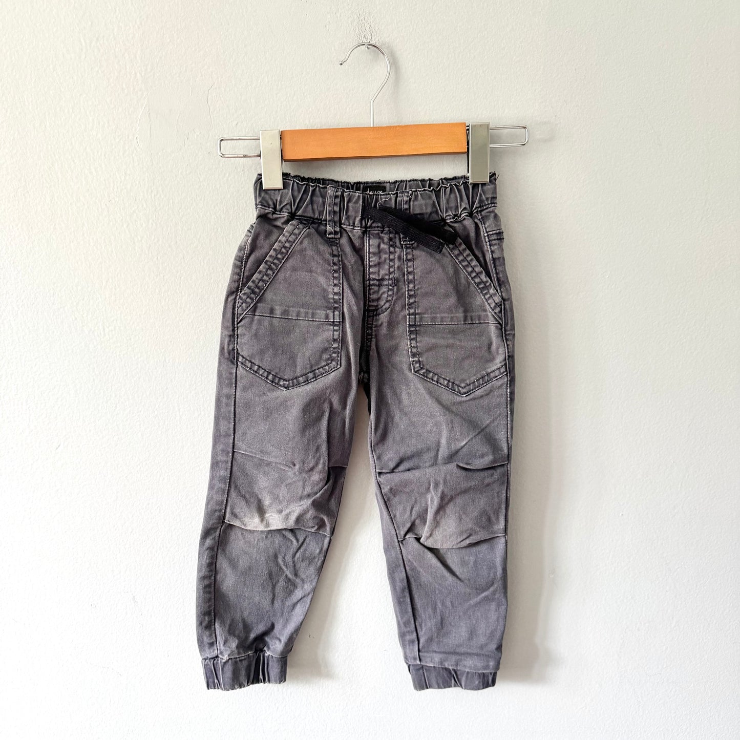 Deux par deux / Grey jogger chino / 4Y