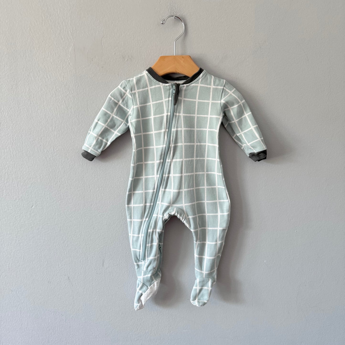 Zippyjamz / Light blue romper / 3-6M