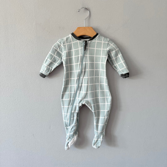 Zippyjamz / Light blue romper / 3-6M