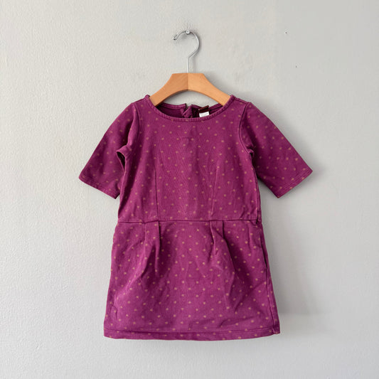 Tea / Purple crew dress / 2Y