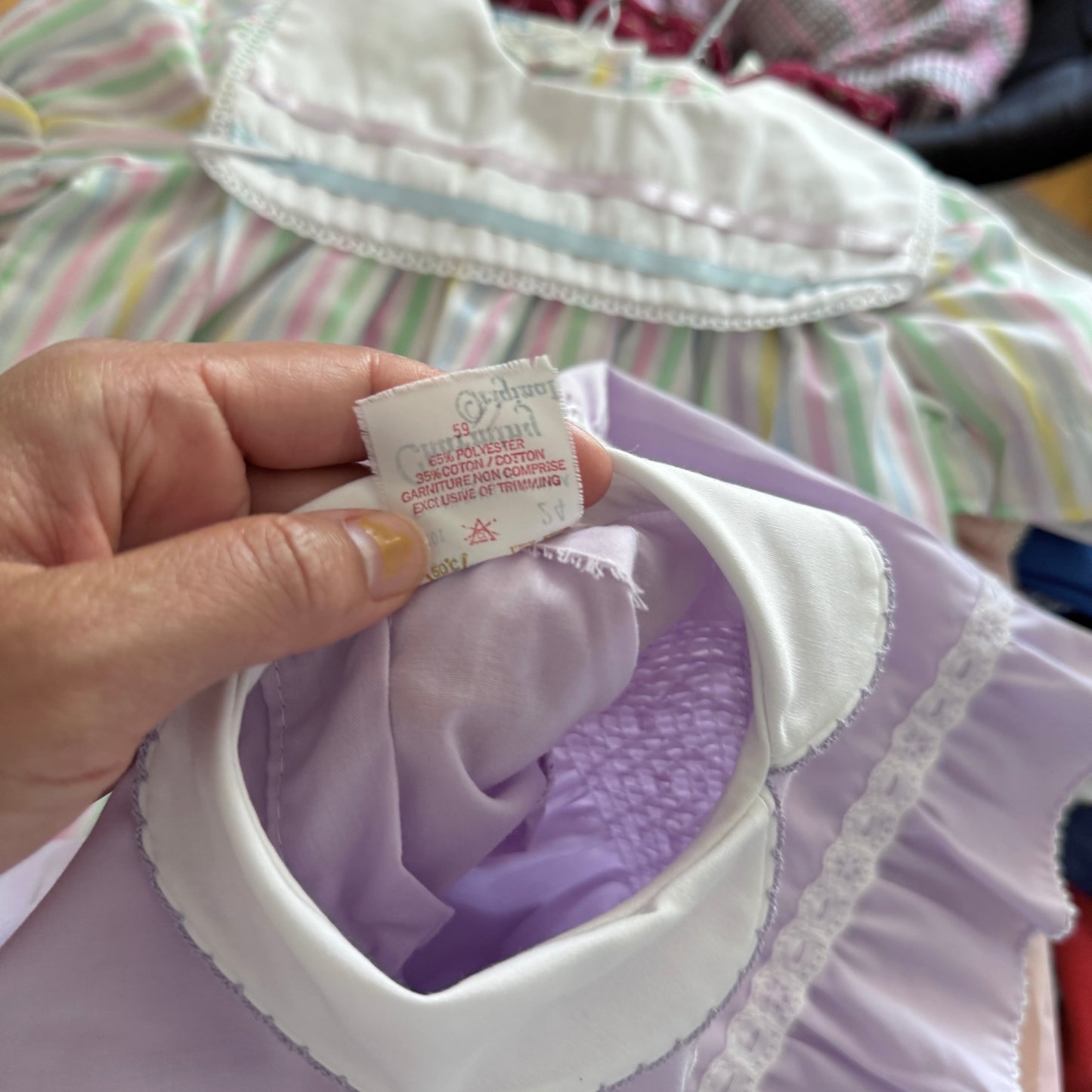 Vintage / Light purple dress / 24M