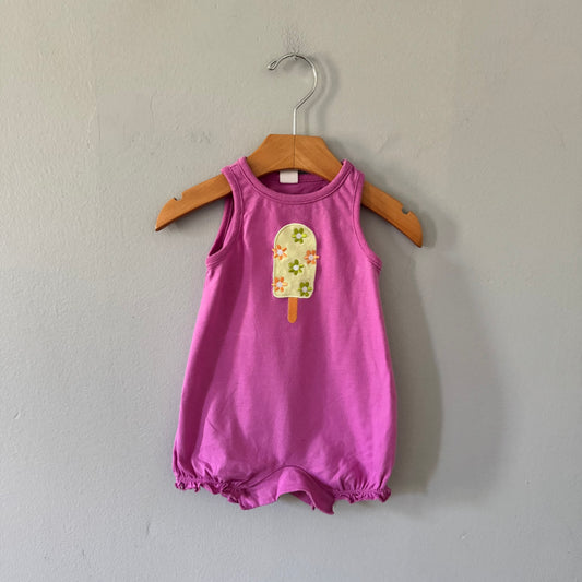 PL baby / Pink x popsicle tank romper / 6M