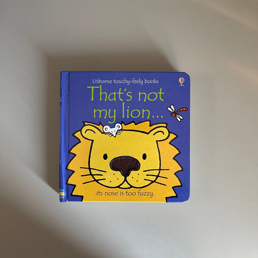 Usborne touchy-feely books - That's not my lion