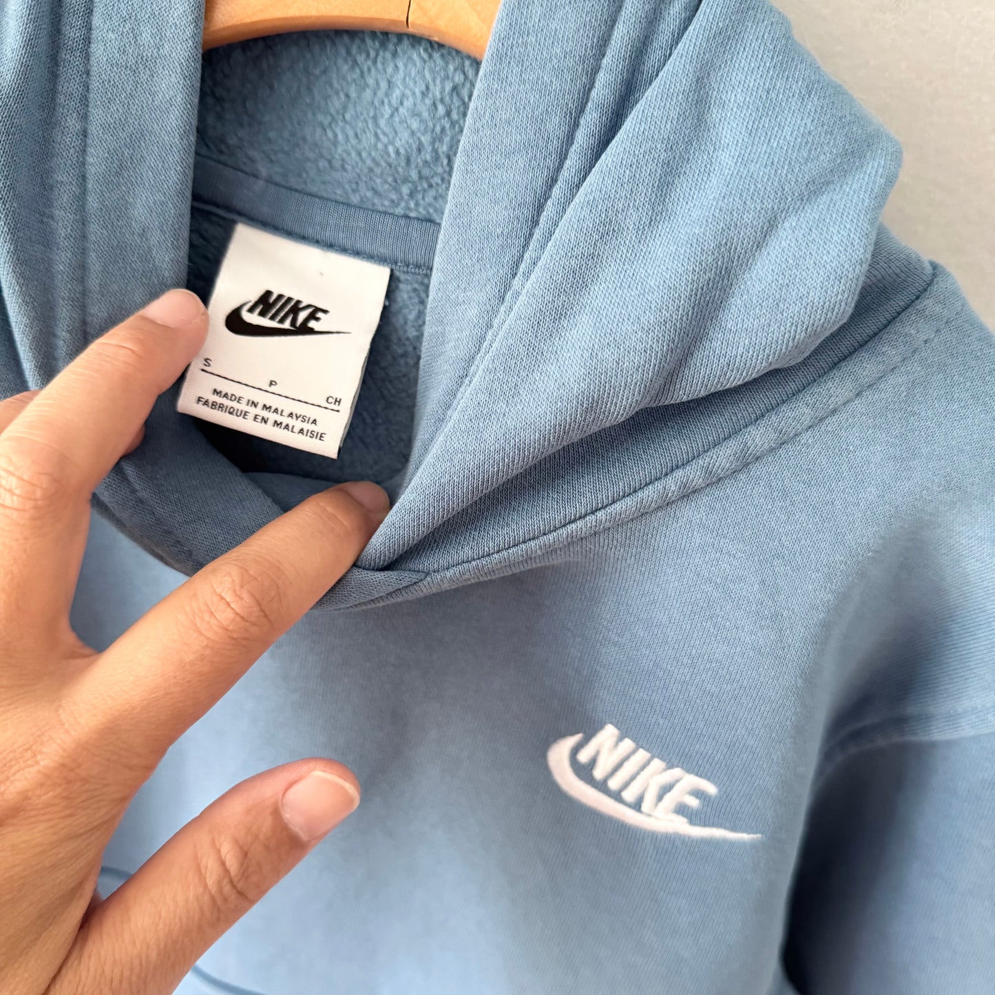 Nike / Smokey blue hoodie / 6-7Y