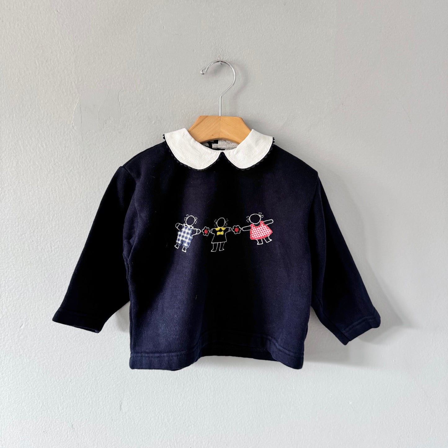 Sweat-shirt vintage Palomino / Marine / 98(3A)