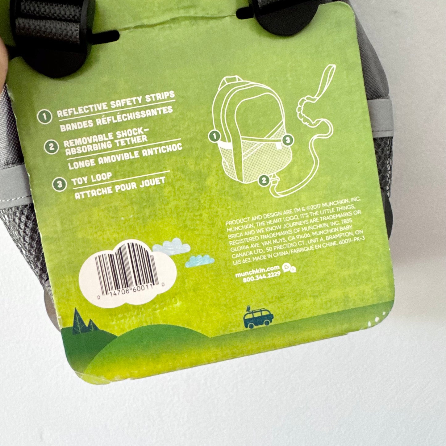 Munchikin Brica / By my side safety harness backpack / 18M - New with package