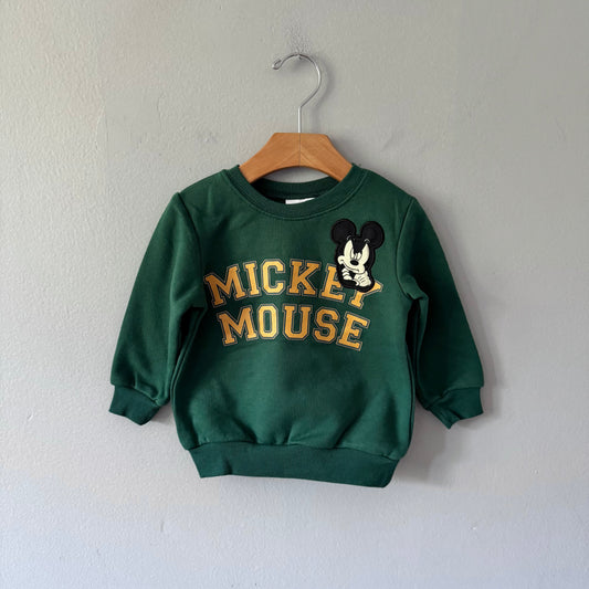 Disney / Mickey green sweatshirt / 2T