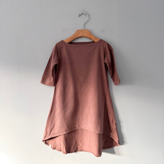 Mini mioche / Brown A line dress / 3-4Y
