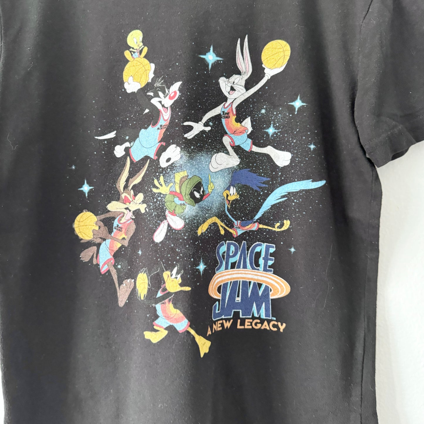 Space Jam / Black T-shirt / 6Y