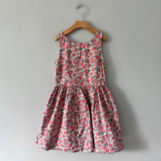Polo Ralph Lauren / Pink x blue floral dress / 10Y