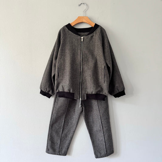 Isatis Kids / Zipper jacket and pants set / 6Y