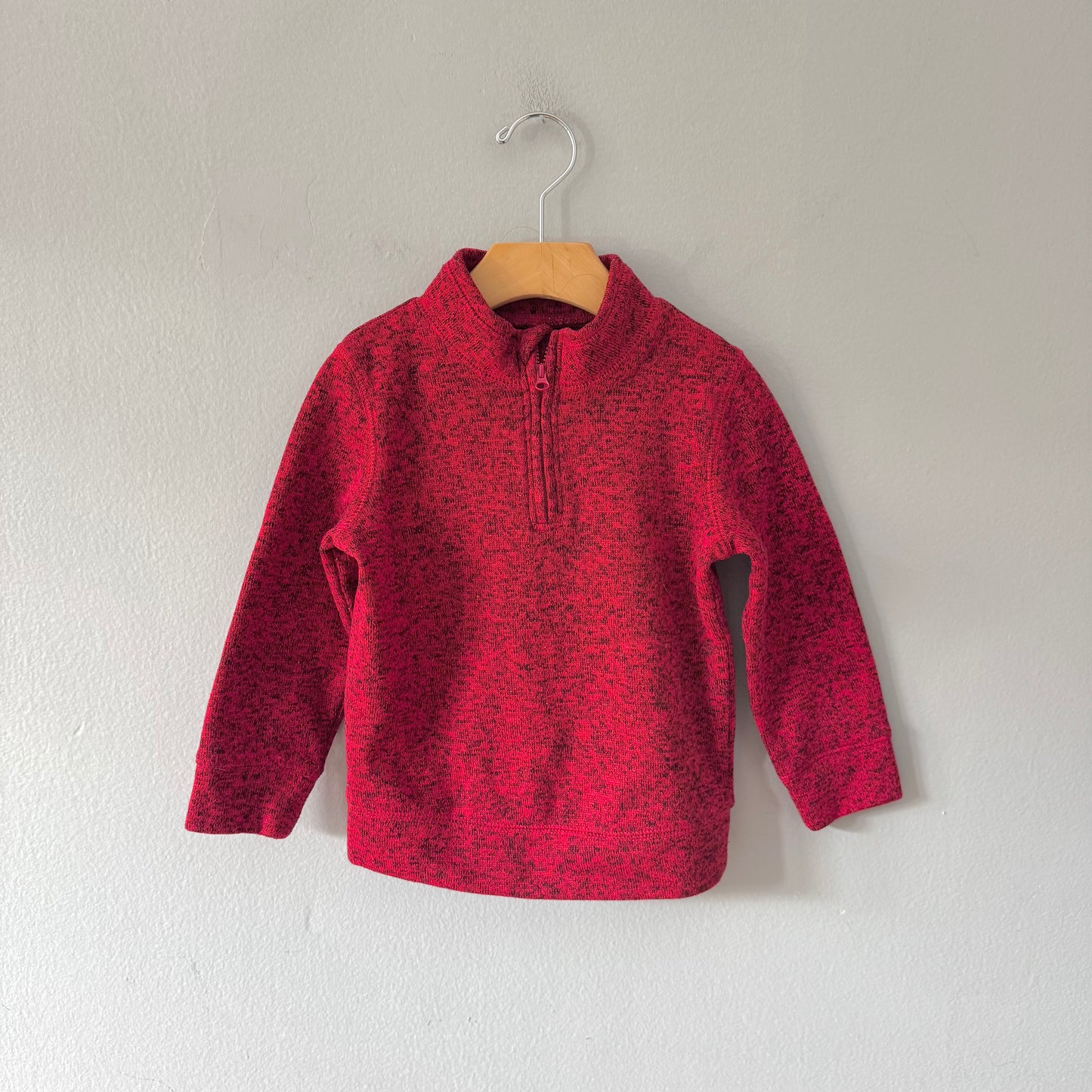 Jumping beans / Red half zip up fleece / 3T