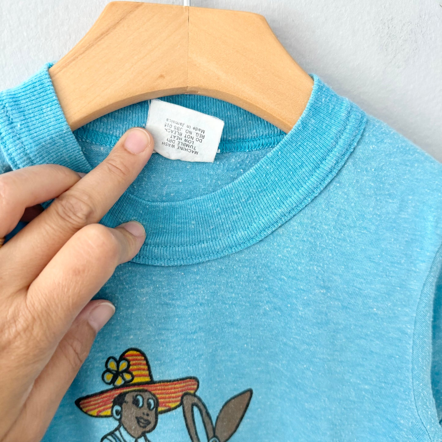 Vintage / Blue T-shirt - Jamaica / 6-8Y