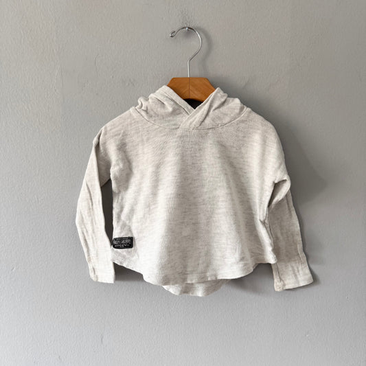 Polo Ralph Lauren / Light grey shirt with hood / 2T