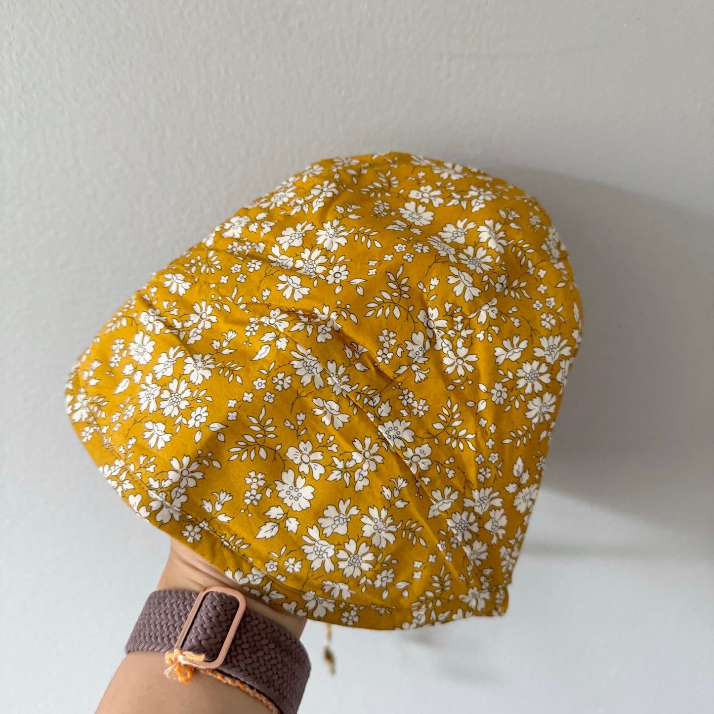 Briar / Mustard x floral bonnet / 2-4Y