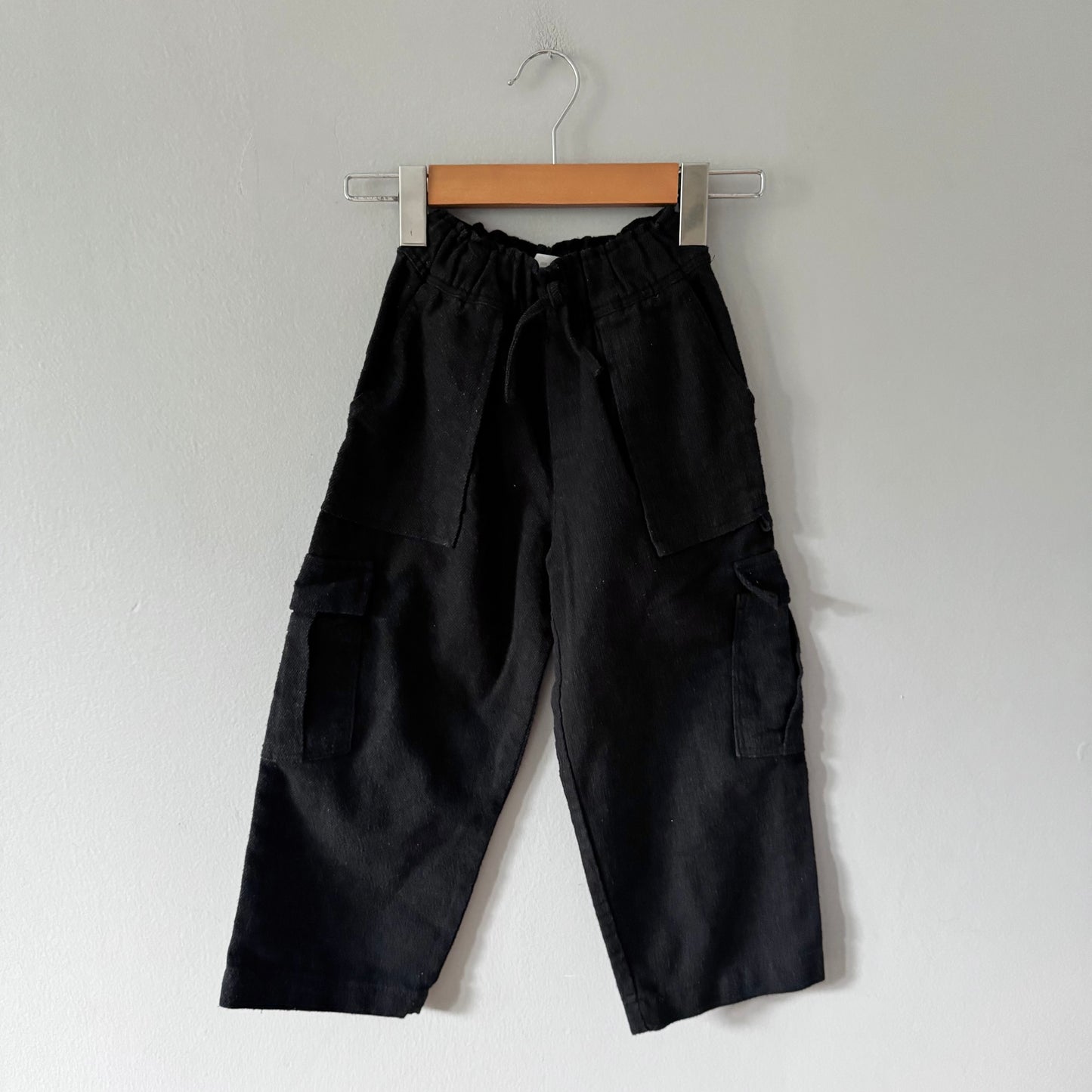 Zara / Dark grey flannel pants / 6Y