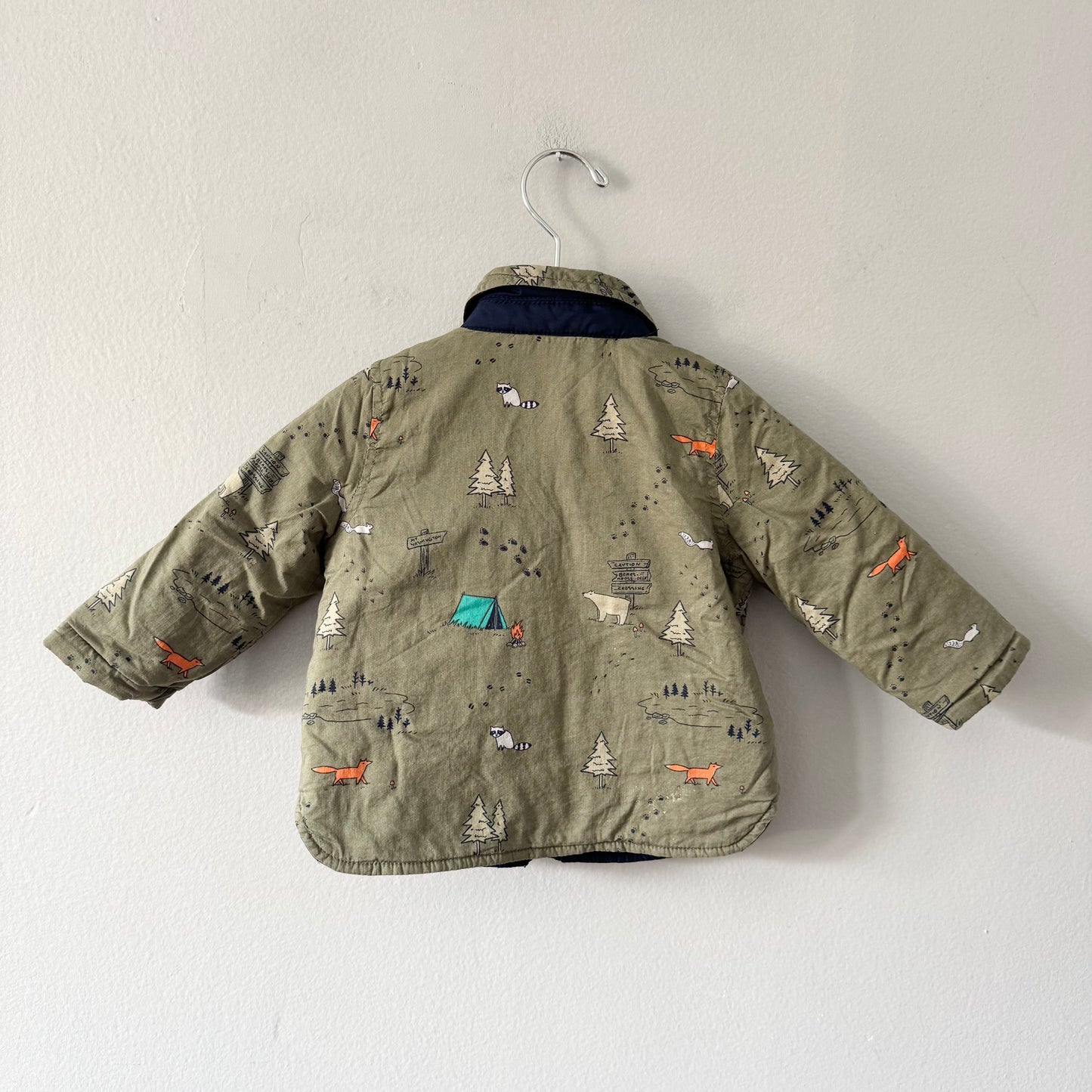 Gap / Reversible quilted jacket / 6-12M