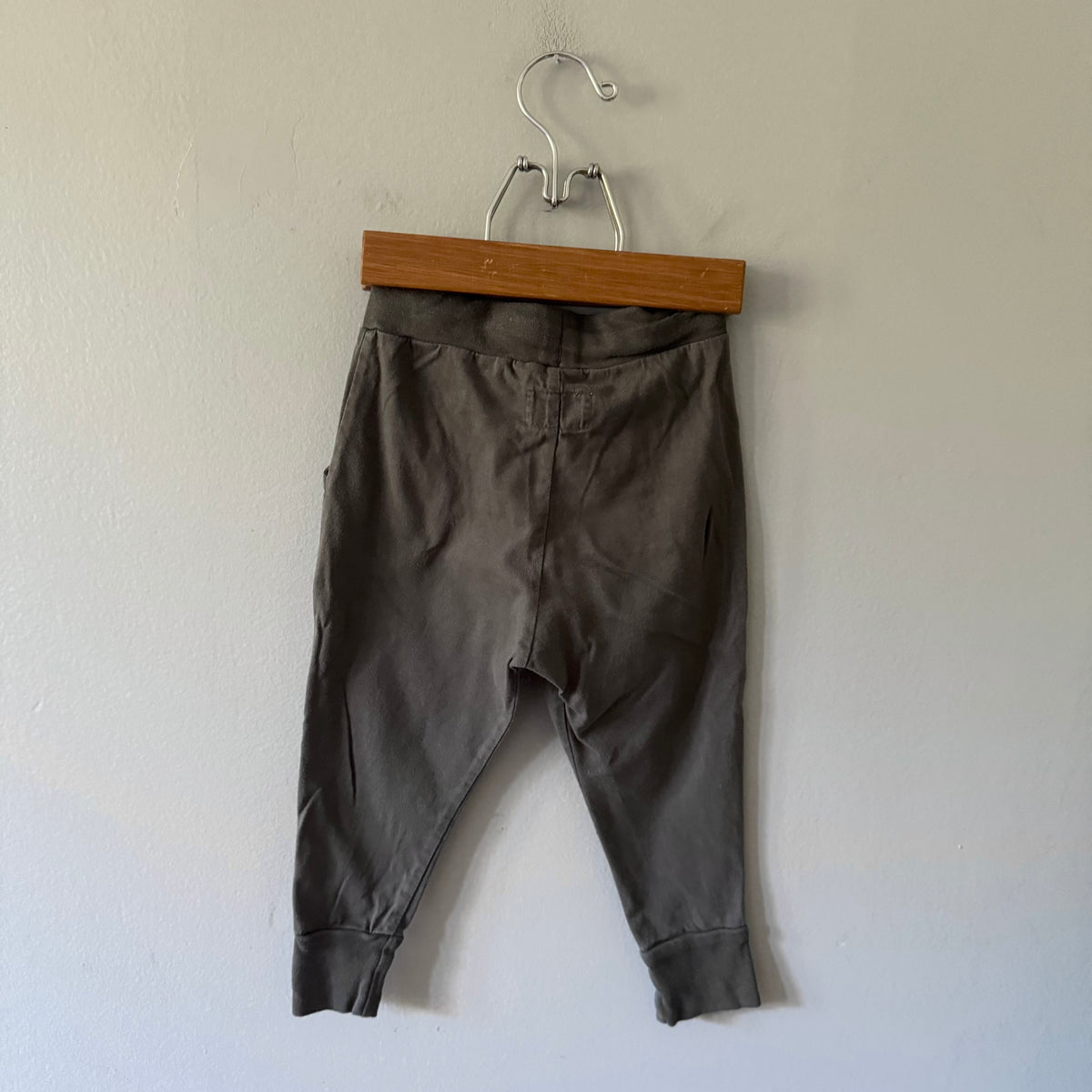Mini mioche / Dark grey cotton pants / 18-24M