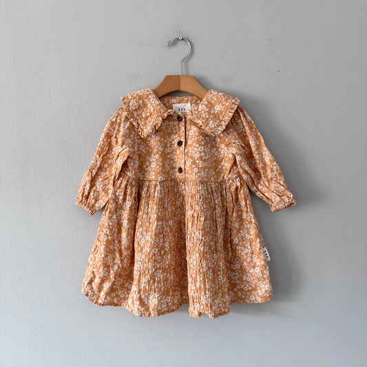 Hux Baby / Floral pattern dress / 12-18M