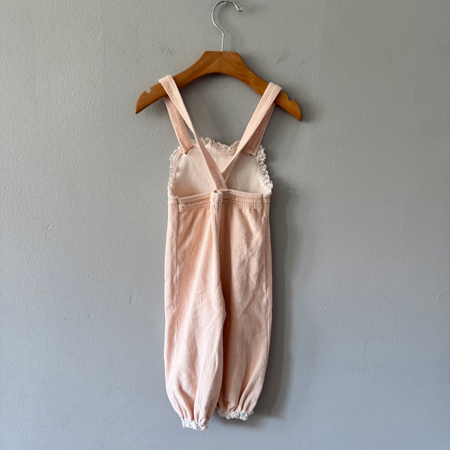 Peter Rabbit / Velour overalls / 12M