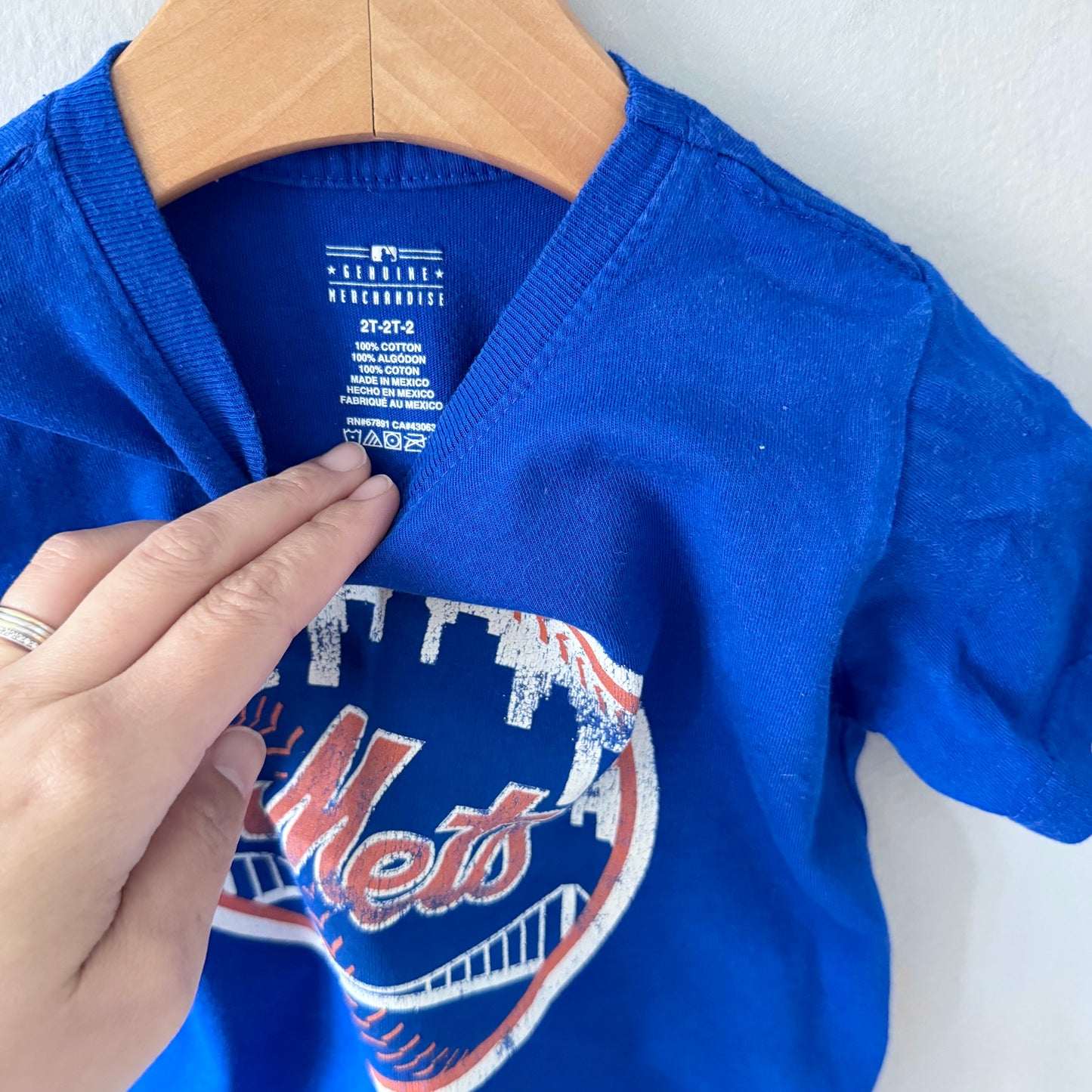 T-shirt bleu MLB / NY Mets / 2T