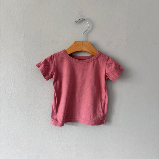 Mini mioche / T-shirt rose / 6-12M