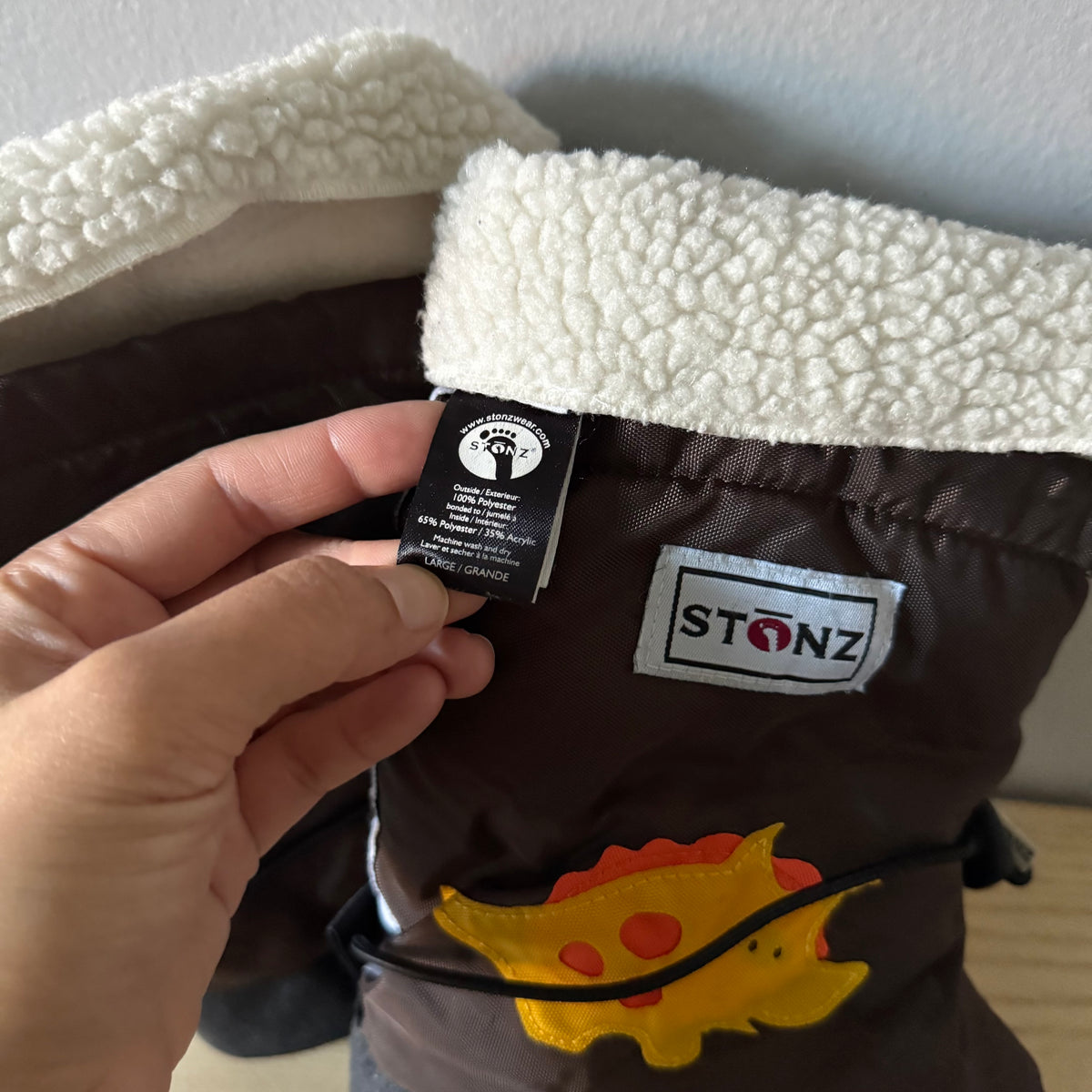 Stonz / Brown snow bootie / L