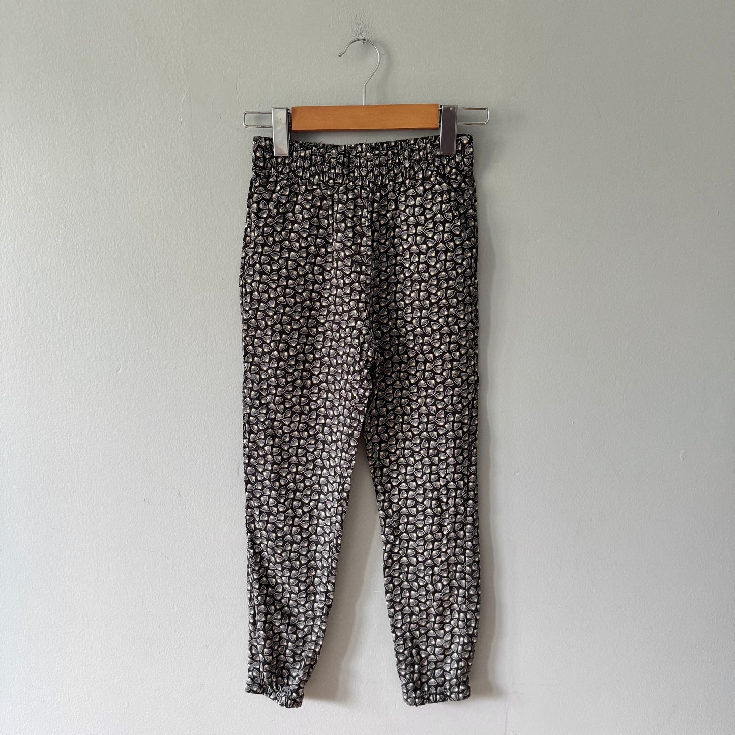 Okaidi / Black viscose pants / 7-8Y