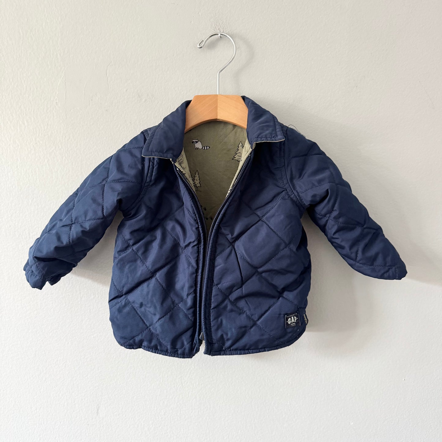 Gap / Reversible quilted jacket / 6-12M
