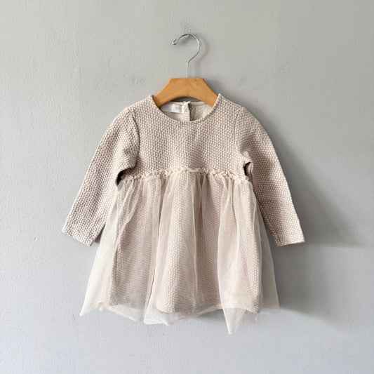 Zara / Silver tutu dress / 18-24M