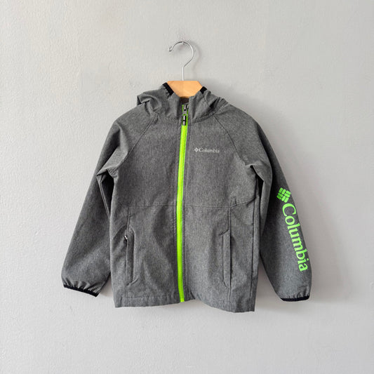 Columbia / Dark grey zip up windbreaker / 4T