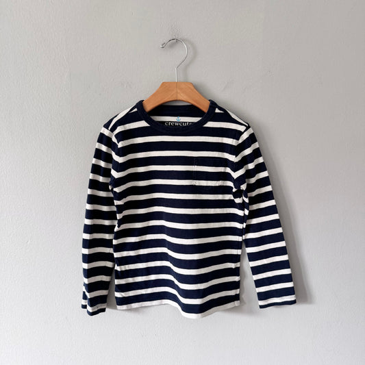 Crewcuts / Stripe long sleeve top / XS(6Y)