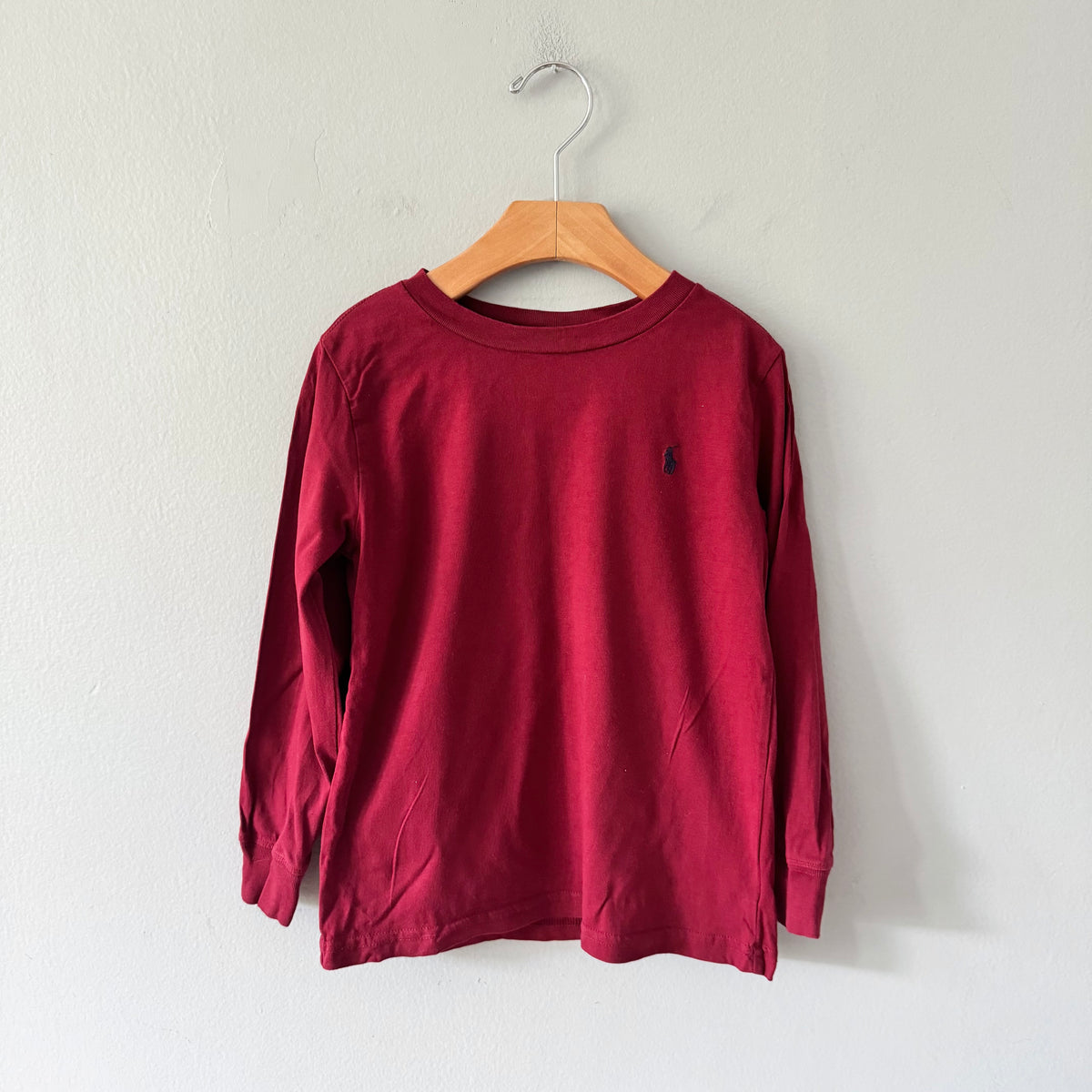 Polo Ralph Lauren / Burgundy long sleeve / 5-6Y