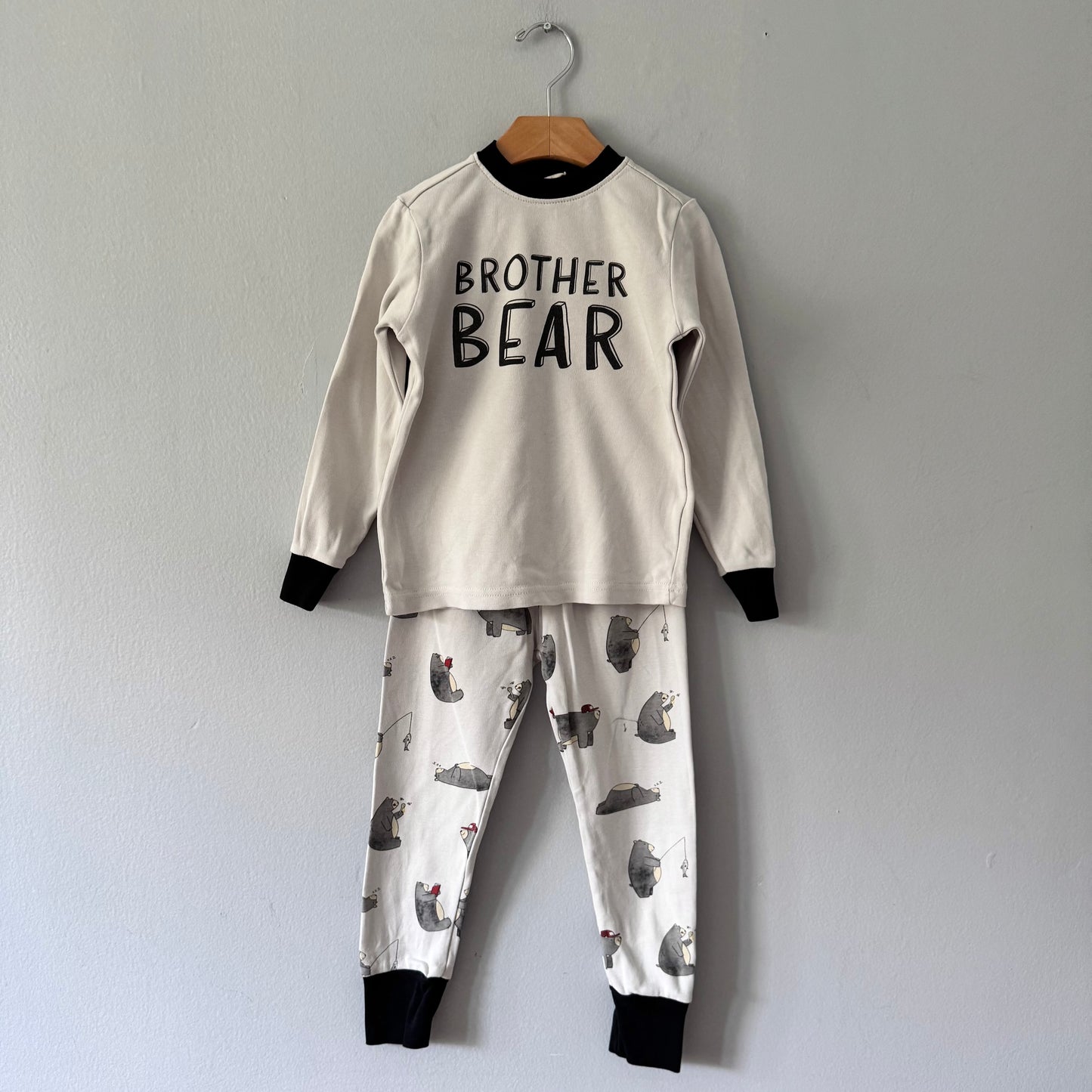 Millie + Moose / Brother bear pajama set / 4Y