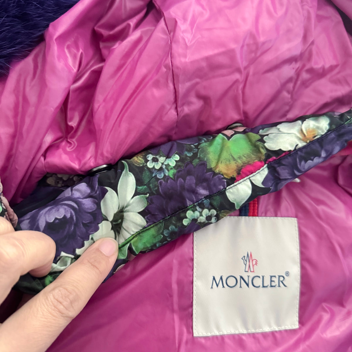 Moncler / Floral puffer jacket / 3T