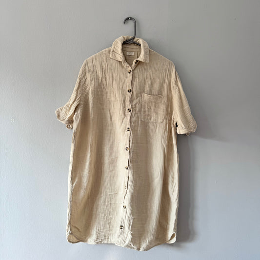 The Simple Folk / Muslin shirt dress / Women S