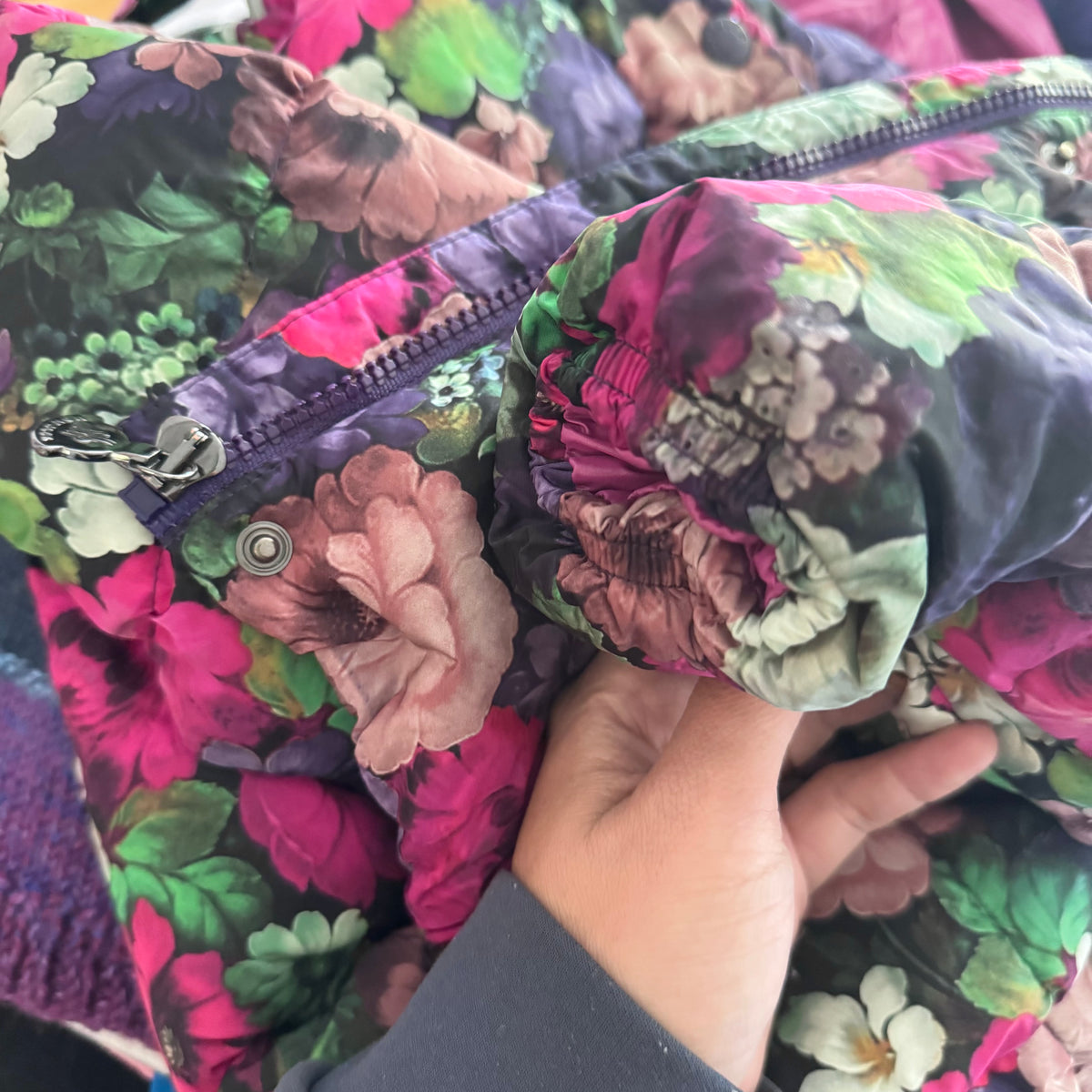 Moncler / Floral puffer jacket / 3T
