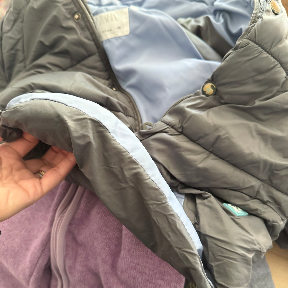 Zara / Grey puffer jacket / 2-3Y