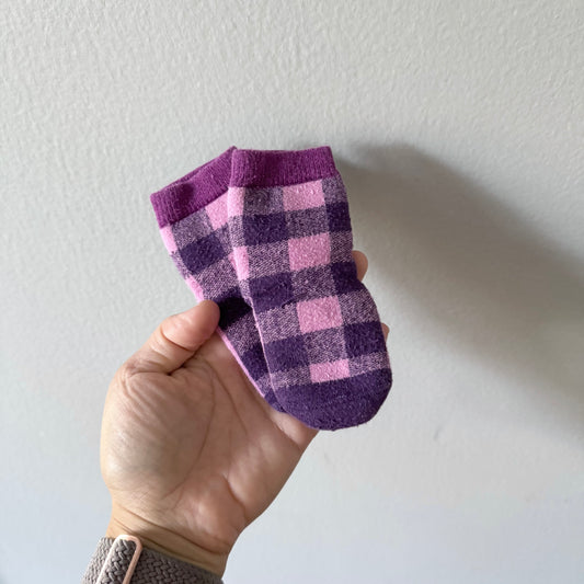Roots / Pink x purple socks / 0-12M