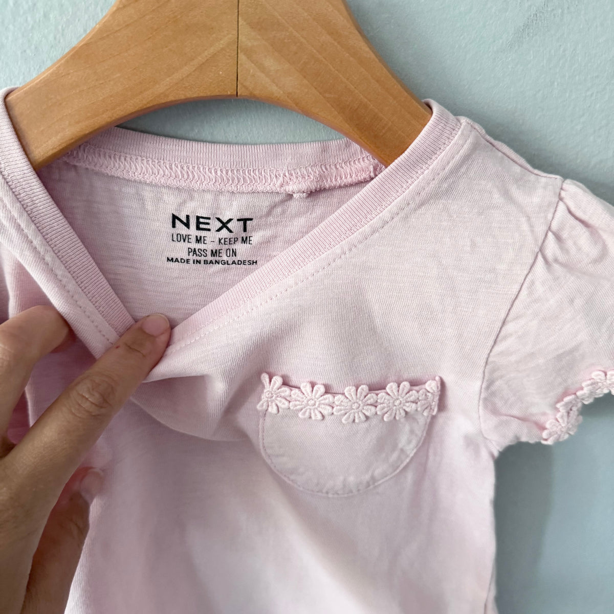 Next / Light pink T-shirt / 4Y