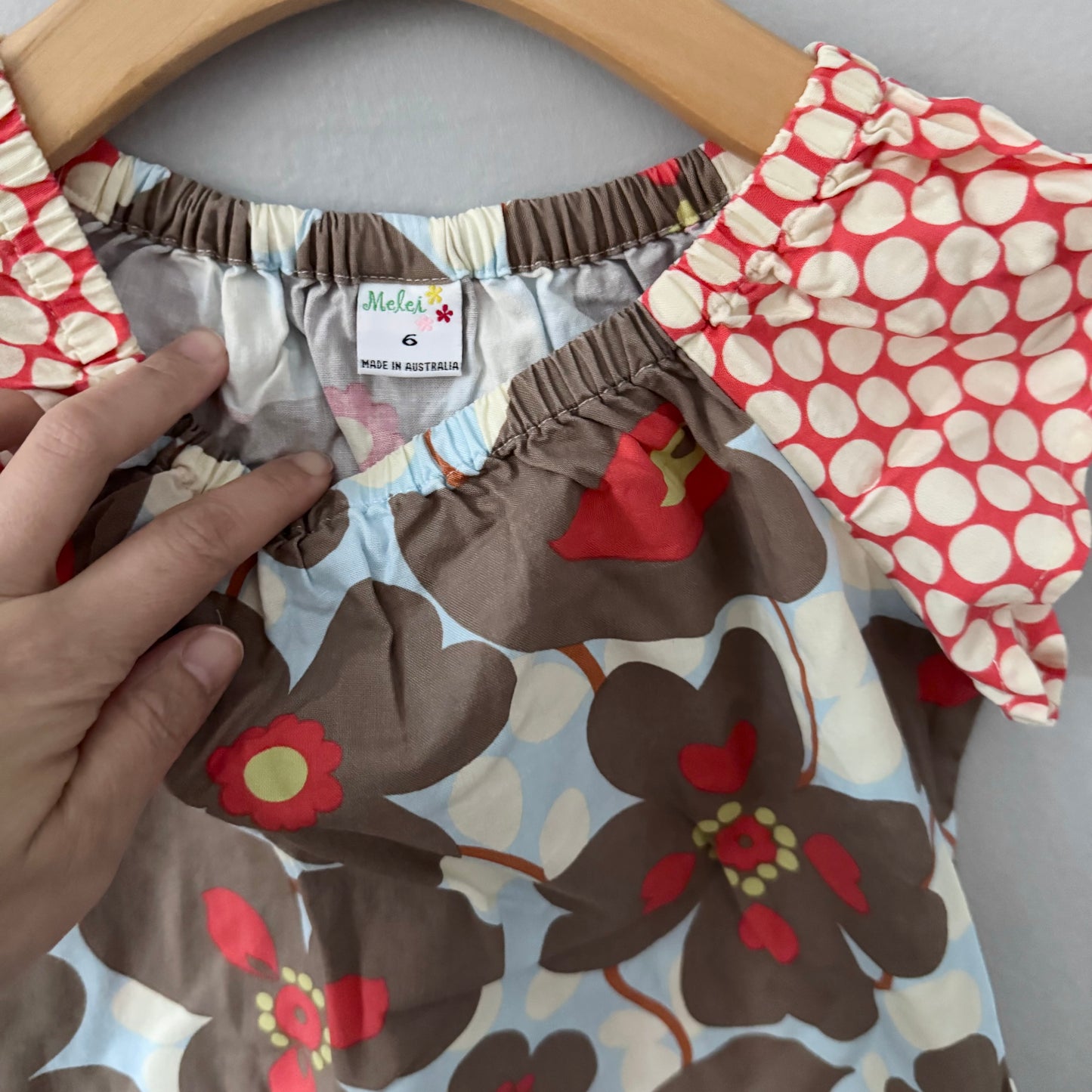 Melei / Robe en coton fleuri / 6A
