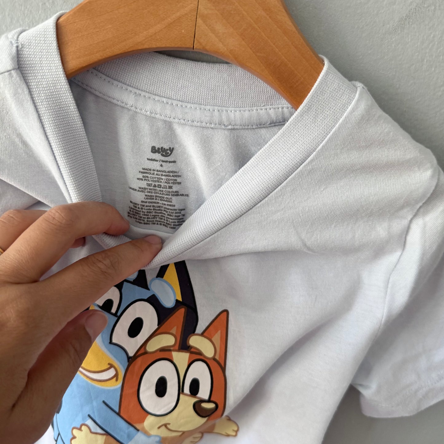 Bluey / Light blue T-shirt / 4T