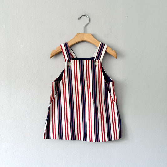 Vintage Buster Brown / Stripe dress / 3Y