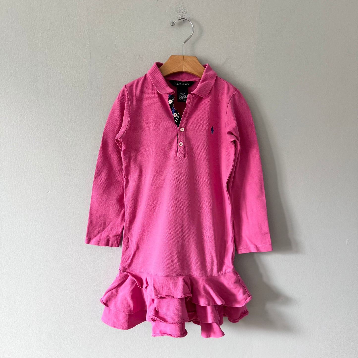 Polo Ralph Lauren / Pink polo dress / 6Y